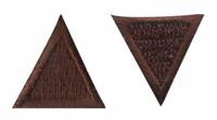 Термоаппликация Hobby&Pro "Треугольник", цвет: коричневый, арт. 7700541