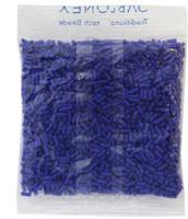 Бисер ассорти "Preciosa", стеклярус, 50 грамм, цвет: синий 04, арт. 163142