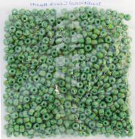 Бисер ассорти 6/0 "Preciosa", 50 грамм, цвет: зеленый 01, арт. 163142