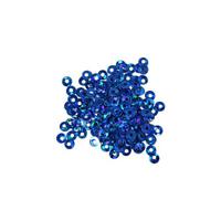 Пайетки плоские "Астра", 3 мм (цвет №М11, синий голограмма), 10 упаковок по 10 грамм (количество товаров в комплекте: 10)