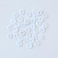 Пайетки плоские "Астра", 3 мм (цвет №L010, белый матовый), 10 упаковок по 10 грамм (количество товаров в комплекте: 10)