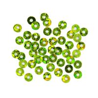 Пайетки плоские "Астра", 3 мм (цвет №50105, светло-зеленый голограмма), 10 упаковок по 10 грамм (количество товаров в комплекте: 10)