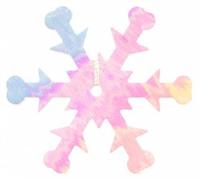 Пайетки Астра "Снежинки", 24 мм (цвет №319, светло-розовый перламутр), 10 упаковок по 10 грамм (количество товаров в комплекте: 10)