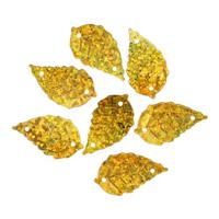 Пайетки Астра "Листочки", 13x25 мм (цвет №А20, золото голограмма), 10 упаковок по 10 грамм (количество товаров в комплекте: 10)