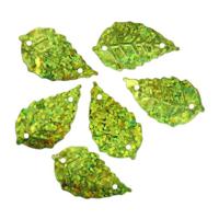 Пайетки Астра "Листочки", 13x25 мм (цвет №50105, светло-зеленый голограмма), 10 упаковок по 10 грамм (количество товаров в комплекте: 10)