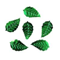 Пайетки Астра "Листочки", 13x25 мм (цвет №4, зеленый), 10 упаковок по 10 грамм (количество товаров в комплекте: 10)