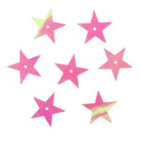 Пайетки Астра "Звездочки", 20 мм (цвет №30, розовый голограмма), 10 грамм