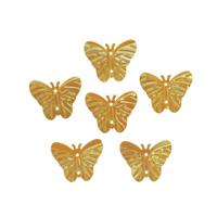 Пайетки Астра "Бабочки", 18x23 мм (цвет №91, желто-лимонный), 10 упаковок по 10 грамм (количество товаров в комплекте: 10)