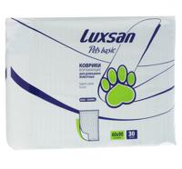 Коврики для домашних животных "Luxsan Pets basic" впитывающие, 60x90 см, 30 штук