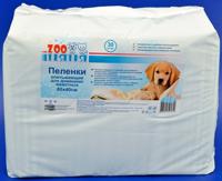 Пеленки впитывающие ZOO Няня для животных, 60x40 см, 30 штук