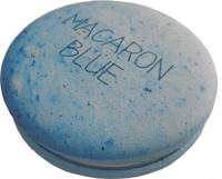 Зеркало карманное Dewal Beauty "Макарони", круглое, голубое, 6x6х1,5 см