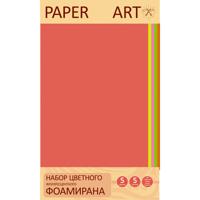 Набор цветного флуоресцентного фоамирана "Paper Art. Неоновые цвета. Интерактив", 1 мм