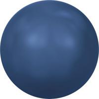 Бусины стеклянные "Swarovski", под жемчуг (цвет: темно-голубой, lapis 717), 8 мм, 10 штук, арт. 5810