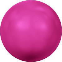Бусины стеклянные "Swarovski", под жемчуг (цвет: ярко-розовый, neon pink 732), 4 мм, 5 штук, арт. 5810