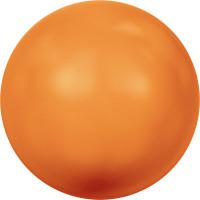 Бусины стеклянные "Swarovski", под жемчуг (цвет: ярко-оранжевый, neon orange 733), 4 мм, 5 штук, арт. 5810