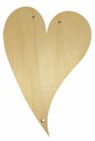 Заготовка для декорирования Rayher" "Сердце" (с отверстиями), 30х19,5 см, арт. 6182200