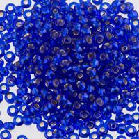 Бисер "Preciosa", круглый 5, 10/0, 500 грамм, цвет: 37080 (Ф268) темно-голубой