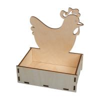 Заготовка для декорирования Mr. Carving "Коробка. Курица", арт. ВД-300, 18х12х22,5 см