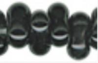 Бисер Farfalle "Preciosa", 2x4 мм, 50 грамм, цвет: 23980 черный, арт. 321-90001