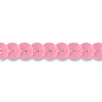 Пайетки на нити "Gamma", цвет: розовый, 4 мм арт. FOS