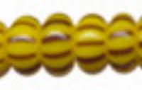 Бисер "Preciosa", полосатый, 50 грамм, 06/0, цвет: 83501 желтый/черный, арт. 311-19001