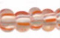 Бисер "Preciosa", полосатый, 50 грамм, цвет: 00890 прозрачный/оранжевый, арт. 311-19001