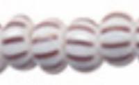 Бисер "Preciosa", полосатый, 50 грамм, цвет: 03591 белый/черный, арт. 311-19001