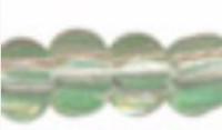 Бисер "Preciosa", полосатый, 50 грамм, цвет: 00851 прозрачный/салатовый, арт. 311-19001