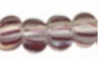 Бисер "Preciosa", полосатый, 50 грамм, цвет: 00491 прозрачный/коричневый, арт. 311-19001
