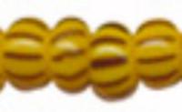 Бисер "Preciosa", полосатый, 50 грамм, цвет: 83491 желтый/черный, арт. 311-19001