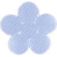 Украшения текстильные "Gamma" (50 штук), цвет: голубой, арт. FVL-07, диаметр 3 см