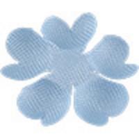 Украшения текстильные "Gamma" (15 штук), цвет: голубой, арт. FVL-02, диаметр 2,5 см