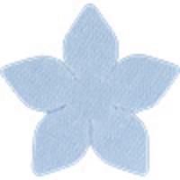 Украшения текстильные "Gamma" (50 штук), цвет: голубой, арт. FVL-01, диаметр 3 см