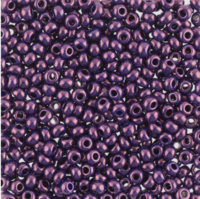 Бисер "Preciosa", круглый 7, 10/0, 500 грамм, цвет: 33062 (Ф453) баклажановый