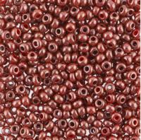 Бисер "Preciosa", круглый 7, 10/0, 500 грамм, цвет: 93192 (Ф471) красно-коричневый