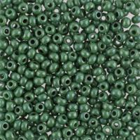 Бисер "Preciosa", круглый 7, 10/0, 500 грамм, цвет: 53233 (Ф462) темно-зеленый