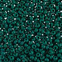 Бисер "Preciosa", круглый 5, 10/0, 500 грамм, цвет: 53270 (Ф190) темно-зеленый