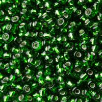 Бисер "Preciosa", круглый 5, 10/0, 500 грамм, цвет: 57120 (Ф162) зеленый