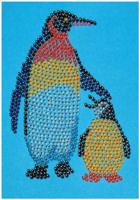 Мозаика из бусинок "Пингвины"