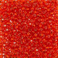 Бисер "Preciosa", круглый 6, 10/0, 500 грамм, цвет: 97050 (Ф183) оранжево-красный
