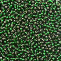 Бисер "Preciosa", круглый 6, 10/0, 500 грамм, цвет: 57150 (Ф197) темно-зеленый