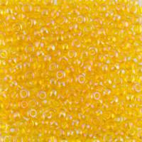 Бисер "Preciosa", круглый 4, 10/0, 500 грамм, цвет: 81010 (Ф145) желтый/меланж