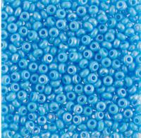 Бисер "Preciosa", круглый 1, 10/0, 500 грамм, цвет: 64020 (Ф080) светло-голубой/меланж