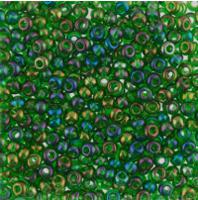 Бисер "Preciosa", круглый 1, 10/0, 500 грамм, цвет: 51120 (Ф059) зеленый/меланж