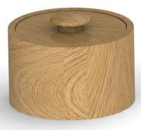 Деревянная шкатулка, круглая, 58 мм