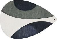 Декоративная деревянная подвеска "Капля", 68x47 мм, цвет: 2174-04, арт. 7701017