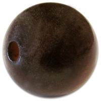 Бусины деревянные, круглые, цвет: темно-коричневый, 16 мм, арт. 7704356