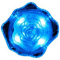 Светильник-ночник "Роза", голубой