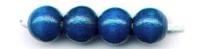 Бусины деревянные, цвет: голубой, 47 штук, арт. 61654006