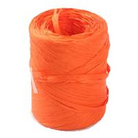 Рафия, 200 метров, цвет оранжевый